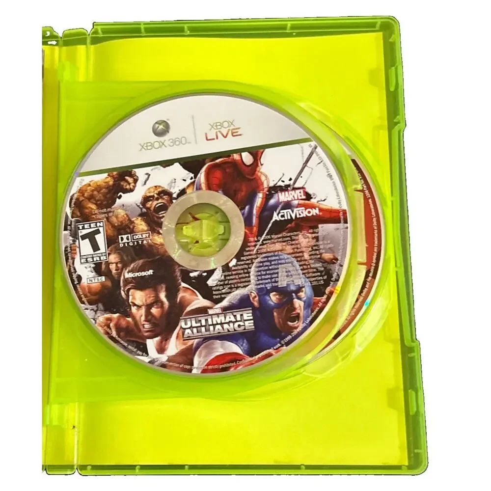 Marvel Ultimate Alliance & Forza 2 XBox 360 2 Disc Set 2 Manuals Tested Working